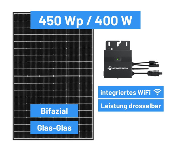 flex-energie Balkonkraftwerk 450 Wp / 400 W