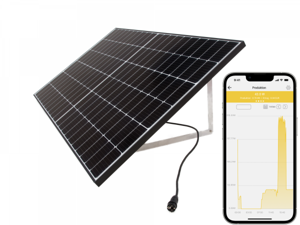 flex-energie Balkonkraftwerk 800Wp / 600W konfigurierbar